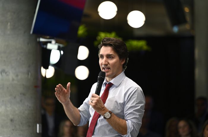 쥐스탱 트뤼도 캐나다 총리. AP연합뉴스