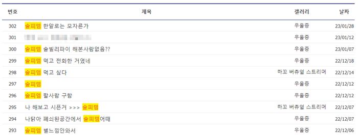 디시인사이드 게시물 갈무리