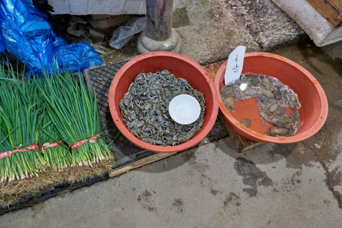 개펄에서 잡은 칠게는 곱게 갈아 젓갈을 담근다.