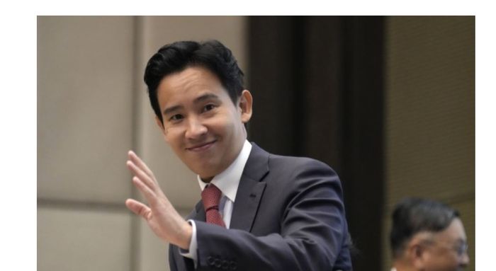 피타 림짜른랏 전진당 대표.  AP 연합뉴스 자료사진.