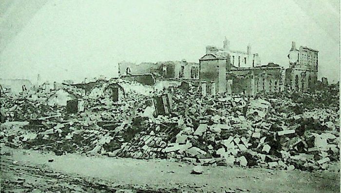 대지진 당시 요코하마 야마시타정 오리엔탈호텔. . 동농재단 강상덕자료센터 제공