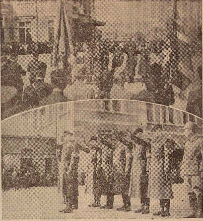 ‘유사역사학자’로 분류되는 안호상 등은 파시즘 영향을 받았다. 1940년 10월 경성역에 도착한 히틀러 유켄트 일행과 환영회 모습. 조선총독부 기관지 ‘매일신보’ 1940년 1월 24일자에 실렸다. 소명출판 제공