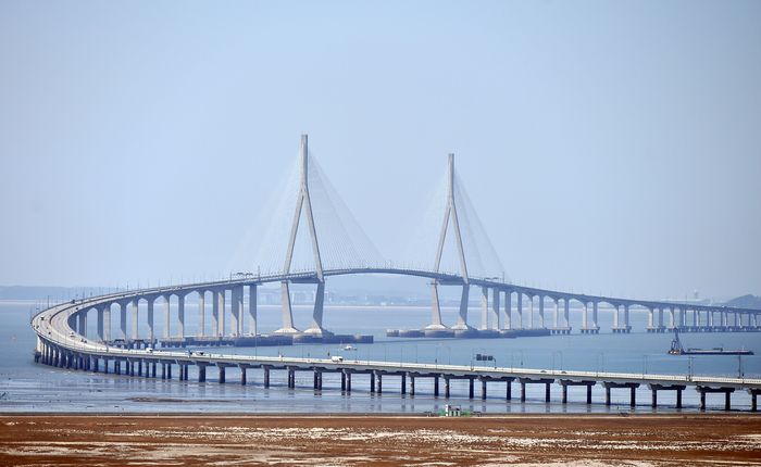 송도와 영종도를 잇는 인천대교.|인천대교 제공