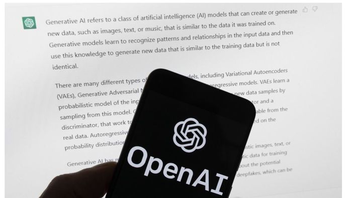 챗GPT. AP 연합뉴스 자료사진.