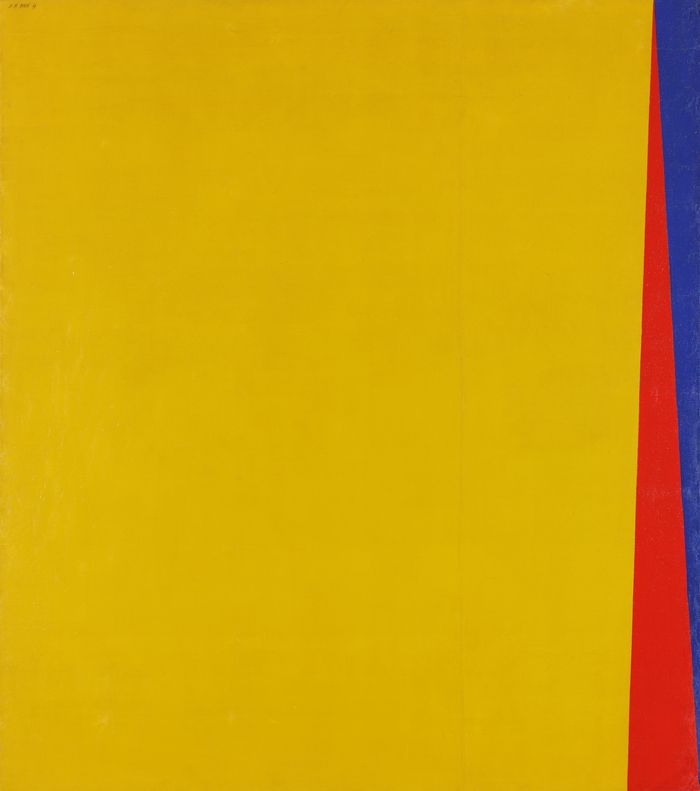 윤형근, <69-E8>, 1969, 면천에 유채, 165×145cm, 국립현대미술관 소장 및 제공