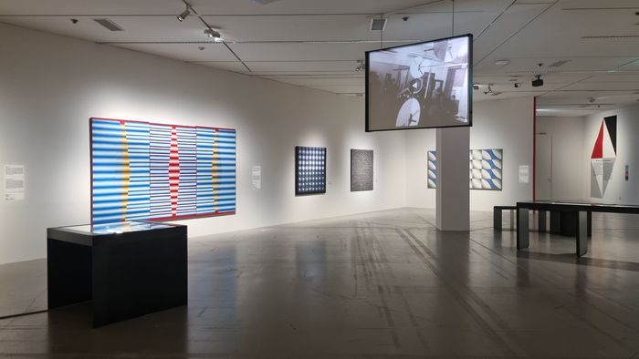 국립현대미술관 <한국의 기하학적 추상미술> 전시장 모습. 국립현대미술관 제공