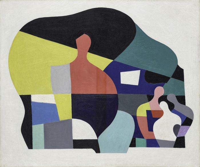김환기, <론도>, 1938, 캔버스에 유채, 61x71.5cm, 국립현대미술관 소장 및 제공