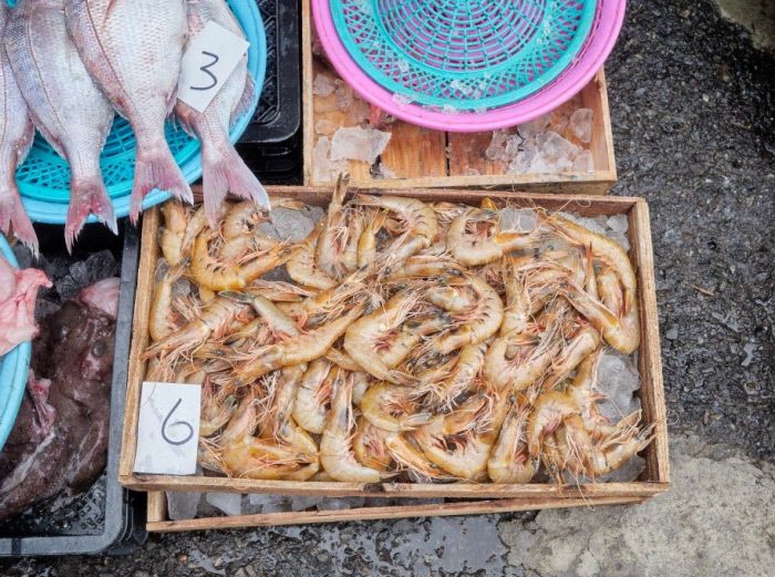 목포 새벽시장의 대하