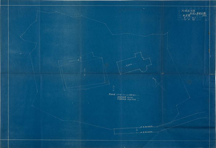 박길룡건축사무소-북단장 양관 신축공사 설계도(배치도). 간송미술관 제공