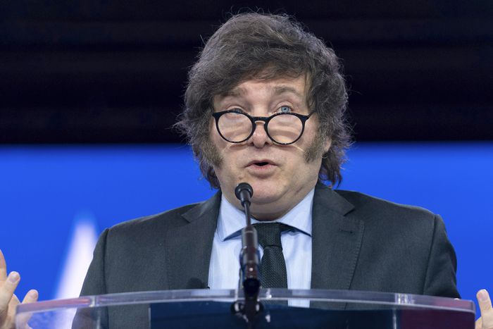 하비에르 밀레이 아르헨티나 대통령.  AP연합뉴스