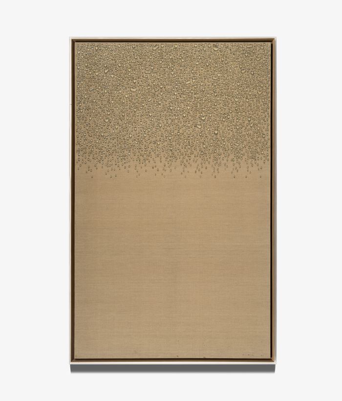 김창열, 물방울, 1973, 캔버스에 유채, 199 x 123 cm. Courtesy of Kim Tschang-Yeul Estate and Gallery Hyundai. 갤러리현대 제공
