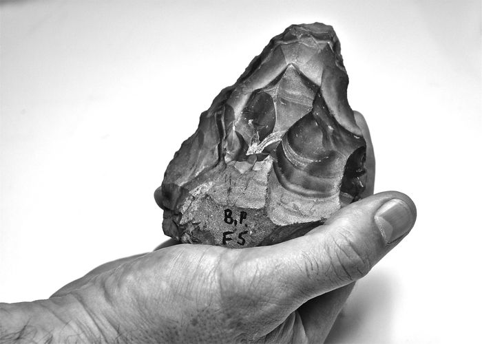 호모 에렉투스가 제작한 양날손도끼. 디플롯 제공