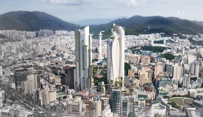 용두골 복합시설 조감도. 지하 8층, 지상 49층, 전체면적 11만7735㎡