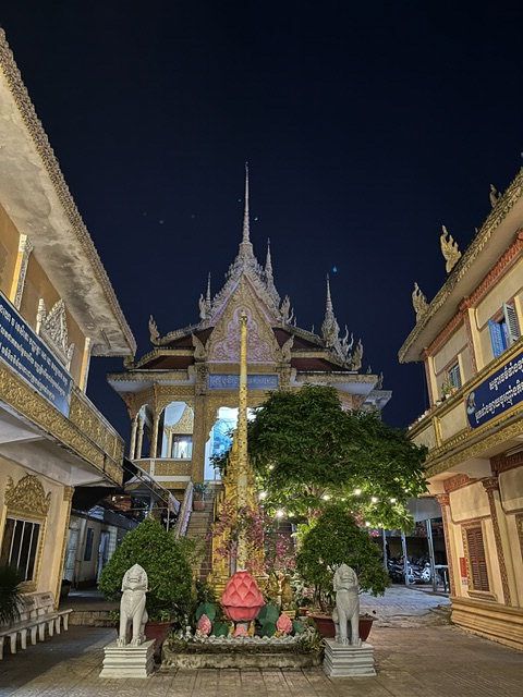 남부의 도시 껀터의 참파 양식의 사원. 대부분 사찰이 도심에 있고, 그 양식이 다양해 보는 재미가 있다.