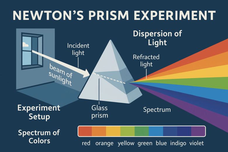 ‘챗GPT-4o 이미지 생성’ 모델을 통해 만들어낸 뉴턴의 프리즘 실험 이미지.    오픈AI 제공