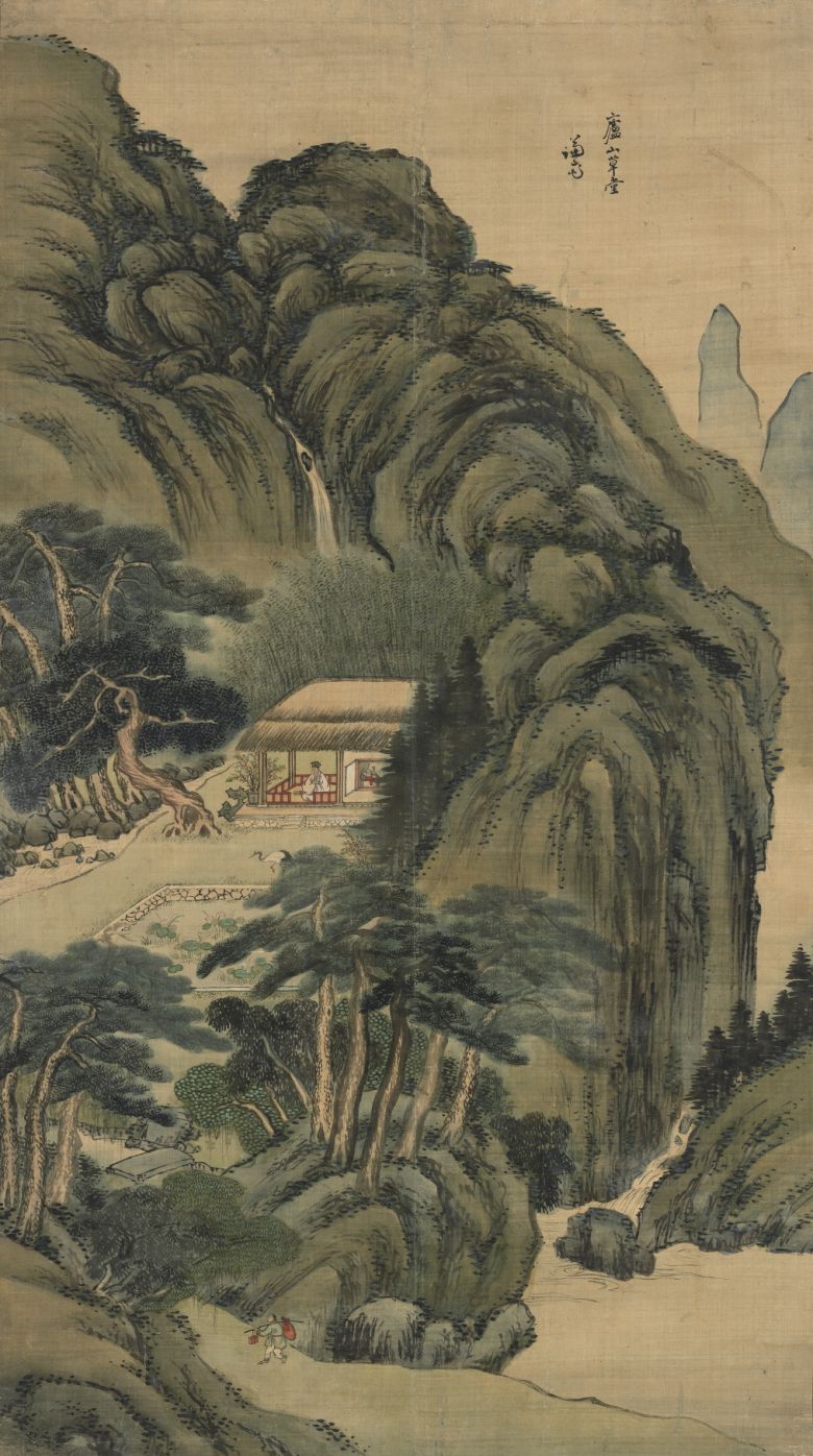 겸재 정선이 그린 ‘여산초당’. 삼성문화재단 제공