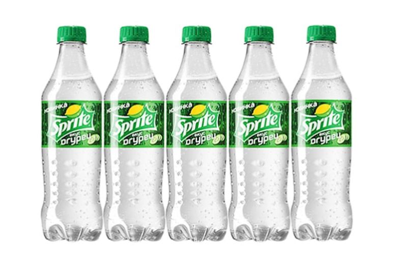 러시아에서 출시된 오이맛 스프라이트.