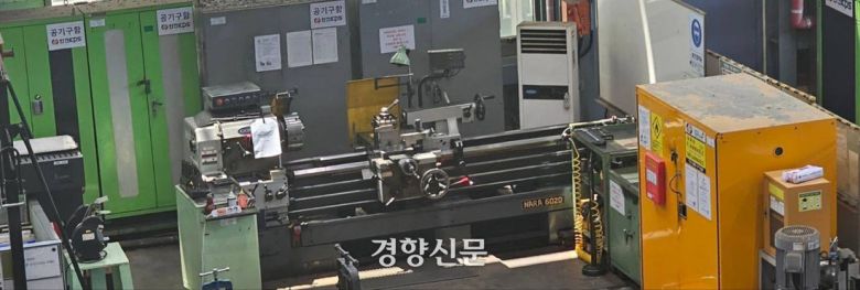 충남 태안군 원북면에 있는 태안화력발전소 내 9·10호기 종합정비동 1층 건물에서 김충현씨가 일하던 작업장 모습이다. 대책위 제공