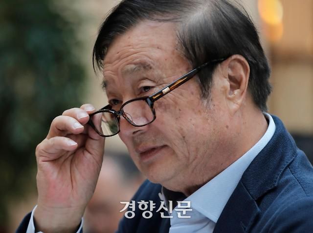 런정페이 화웨이 회장 / 경향신문 취재사진