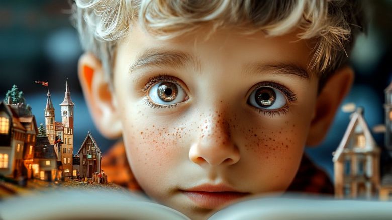 CJ CGV가 주최한 ‘AI영화 공모전’에서 CJ ENM 특별상을 받은  AI 영화 <페이퍼월드>(김윤각 감독) 한 장면. 동화책 속 ‘종이로 만든 세계’를 주요 소재로 한다. CJ CGV 제공