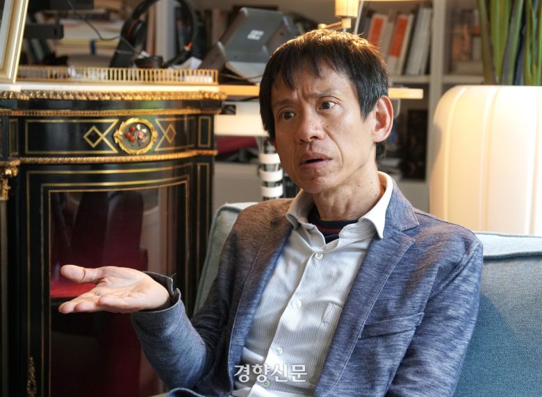 샹뱌오 독일 막스플랑크 사회인류학연구소장이 지난달 22일(현지시간) 독일 할레 막스플랑크 사회인류학연구소에서 기자와 인터뷰하고 있다. 할레(독일) | 김경학 기자