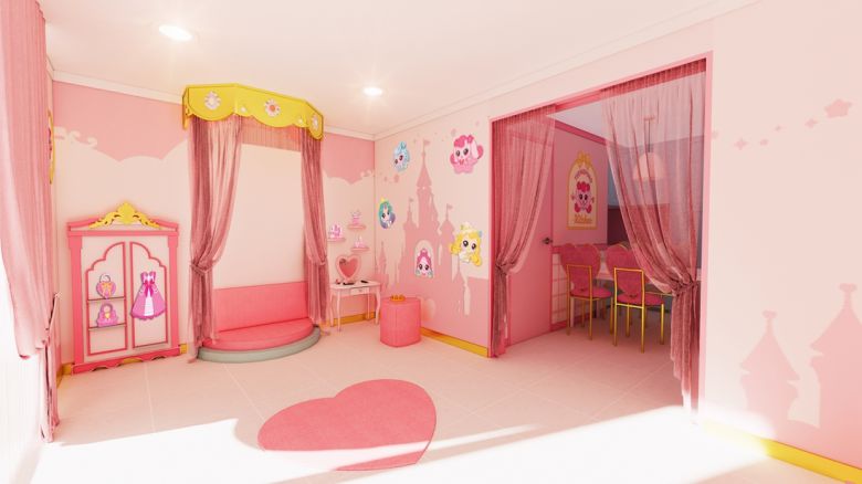 한화호텔앤드리조트 관계자는 “올해 4월 기준 자녀 동반 고객 50% 이상이 미취학 아동을 둔 가족이었다”며 “앞으로도 고객 데이터를 바탕으로 최신 트렌드, 다양한 연령대 취향을 고려한 테마 공간을 지속 확대할 계획”이라고 말했다. 사진은 한화리조트 설악 쏘라노 프린세스룸.