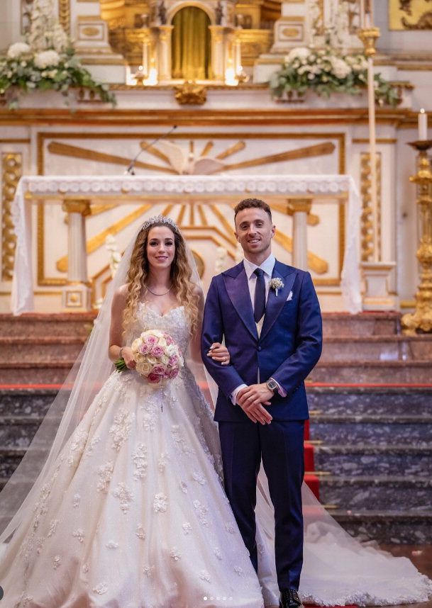 포르투갈에서 10일 전 치러진 디오구 조타의 결혼식 사진. 디오구 조타 인스타그램