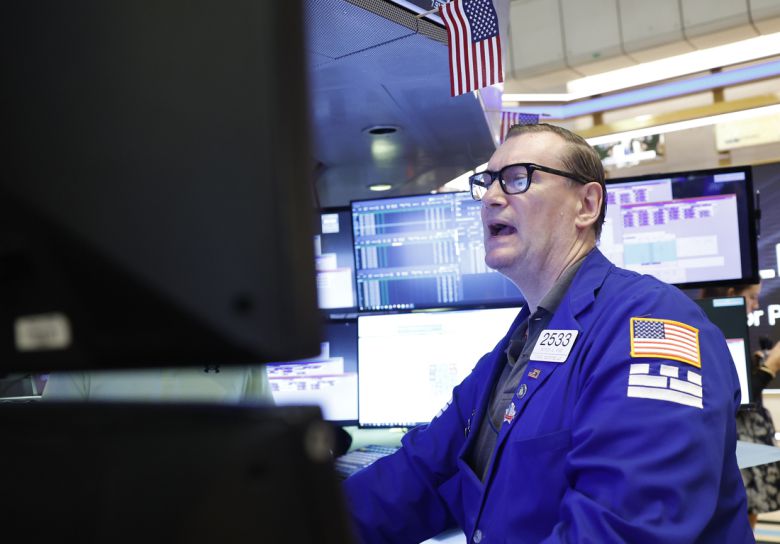 뉴욕증권거래소의 트레이더. URP연합뉴스