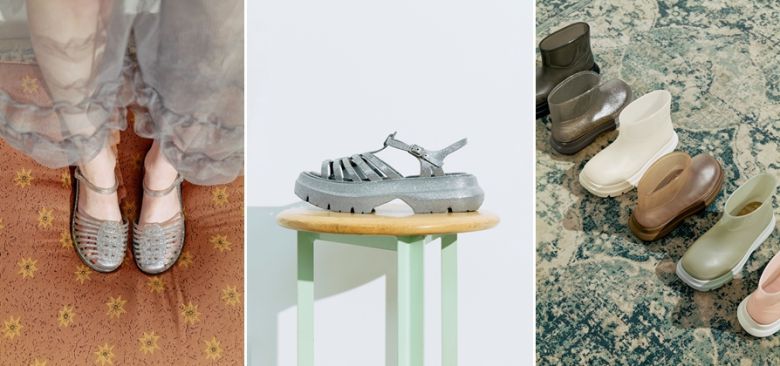 락피시웨더웨어의 젤리슈즈 ‘글레어’.