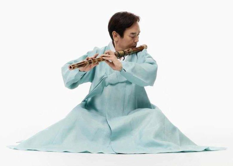 국가무형유산 ‘대금정악’ 보유자로 인정 예고된 임진옥씨.   국가유산청 제공