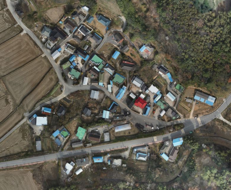 영암 지적재조사 사업지구. 전남도 제공