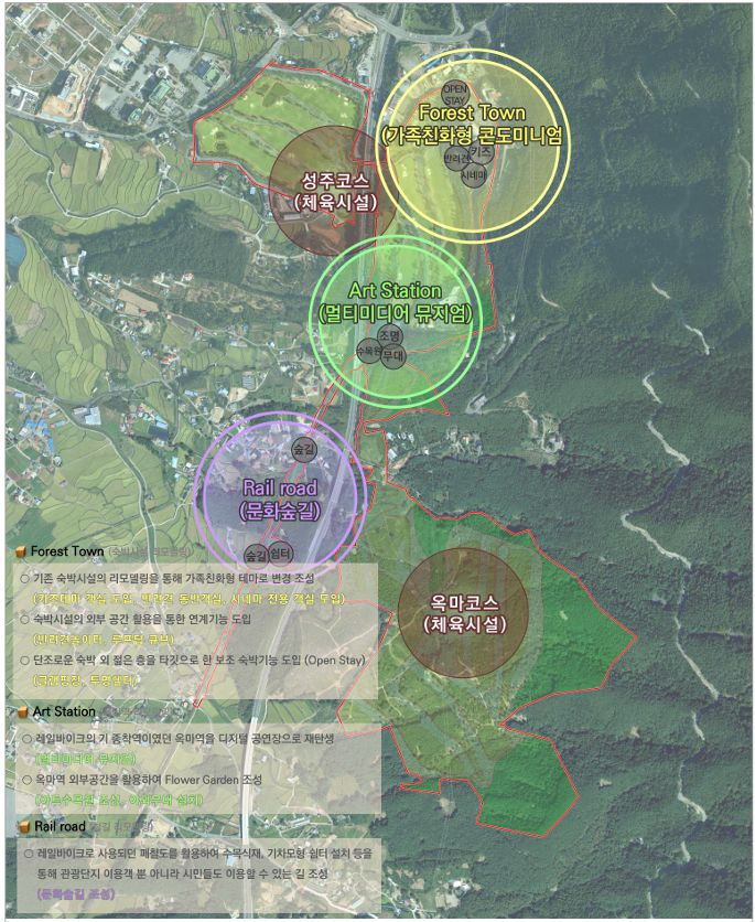 대천리조트 관광단지 조성계획. 충남 보령시 제공