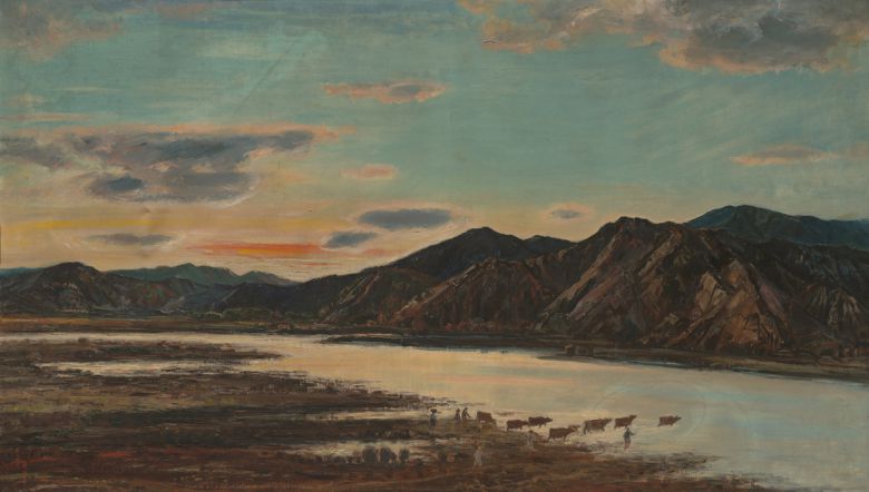 서울 중구 국립현대미술관 덕수궁관에 전시된 김원의 작품(1954). 국립현대미술관 제공