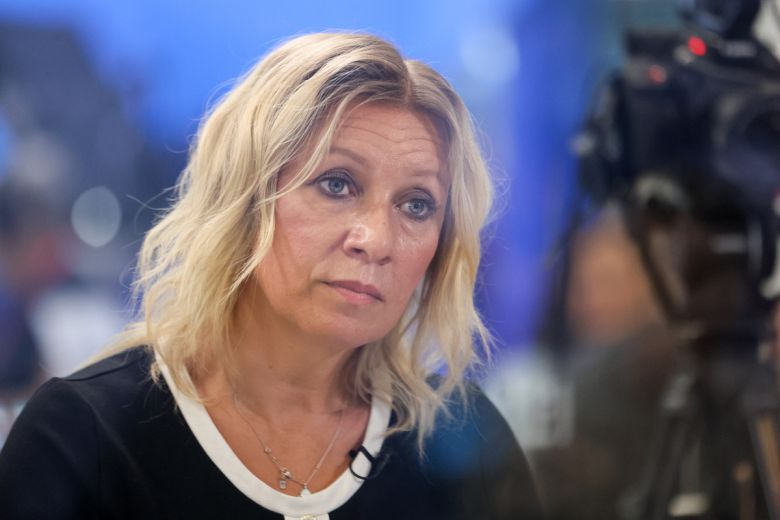 4일 마리야 자하로바 러시아 외무부 대변인이 러시아 블라디보스토크에서 열린 동방경제포럼에 참석하고 있다. 타스연합뉴스