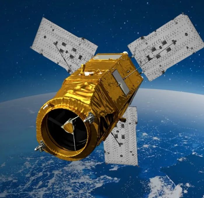 아리랑 7호가 지구 궤도에 떠 있는 상상도. 항공우주연구원 제공