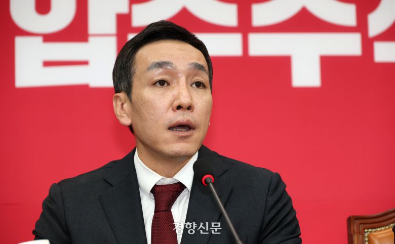 김민수 국민의힘 최고위원. 권도현 기자