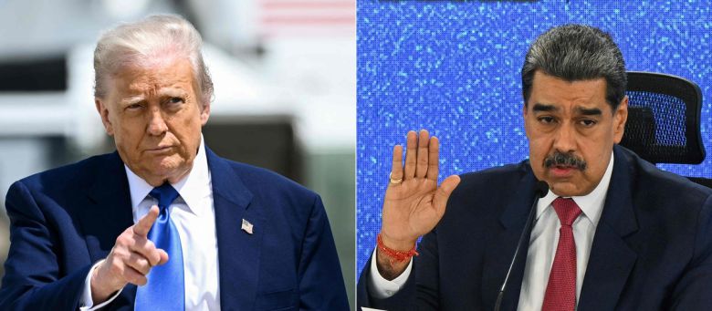 도널드 트럼프 미국 대통령(왼쪽)과 니콜라스 마두로 베네수엘라 대통령. AFP연합뉴스
