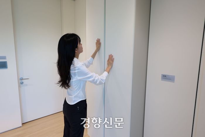 침대를 내리고 수납장을 이동하자 원룸이 침실과 옷방으로 나눠졌다. 최미랑 기자