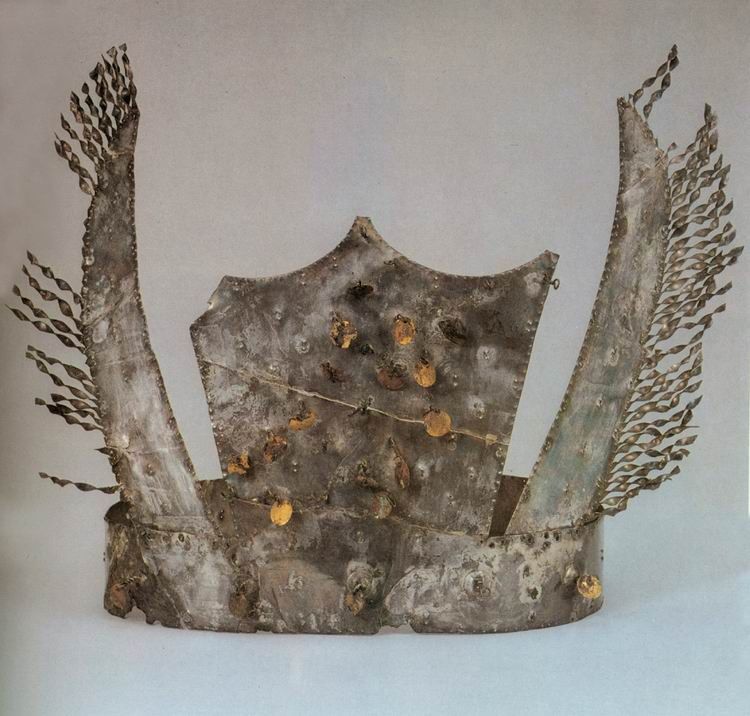 국가지정문화유산 보물인 ‘황남대총 남분 은관’. 국가유산청 제공