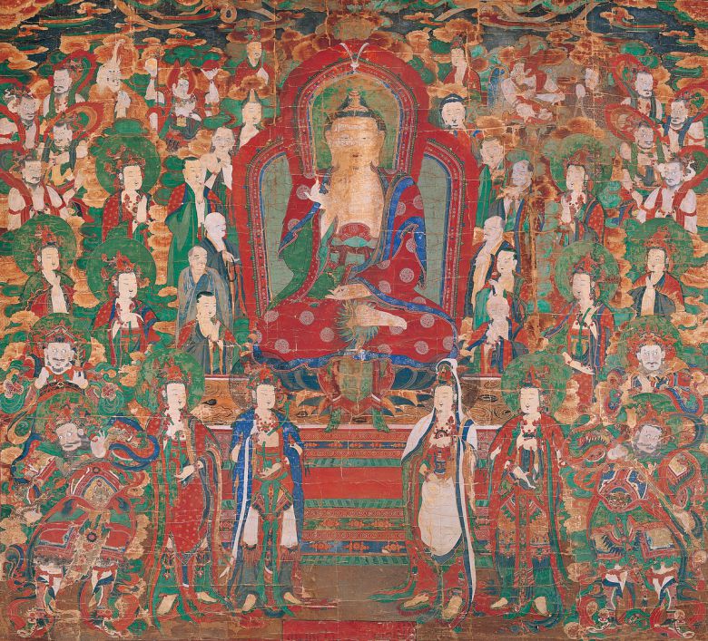 국가지정문화유산 보물로 지정 예고된 ‘가평 현등사 아미타여래설법도’. 국가유산청 제공