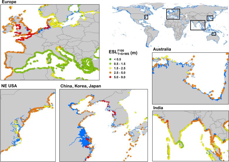 예를 들어, 미국에서는 노스캐롤라이나주와 버지니아주 그리고 메릴랜드주가 있고 유럽에서는 영국과 프랑스 북부 그리고 독일 북부가 유명하다. 아시아에서는 중국과 방글라데시, 서벵골, 인도 일부 지역, 호주에서는 노던테리토리 등이 ‘핫스팟’으로 꼽힌다. (사진=사이언티픽 리포츠)