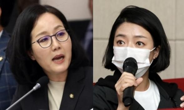 국민의힘 김현아 비대위원 vs 배현진 의원 - 연합뉴스·뉴스1