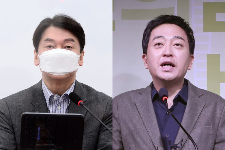 국민의당 안철수 대표, 금태섭 전 의원. 연합뉴스