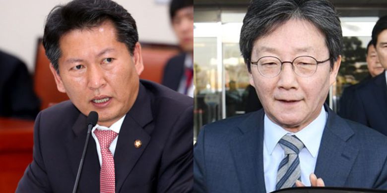 - 정청래 의원. 유승민 전 의원. 연합뉴스, 서울신문 DB