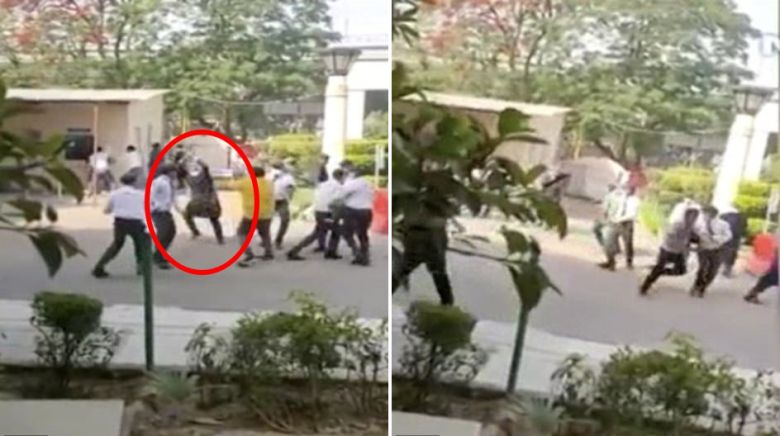 코로나19 확진자가 연일 30만 명을 넘어서고 있는 인도에서 가족을 잃은 유가족들이 의료진에게 분노를 쏟아내고 있다. 영상 캡쳐