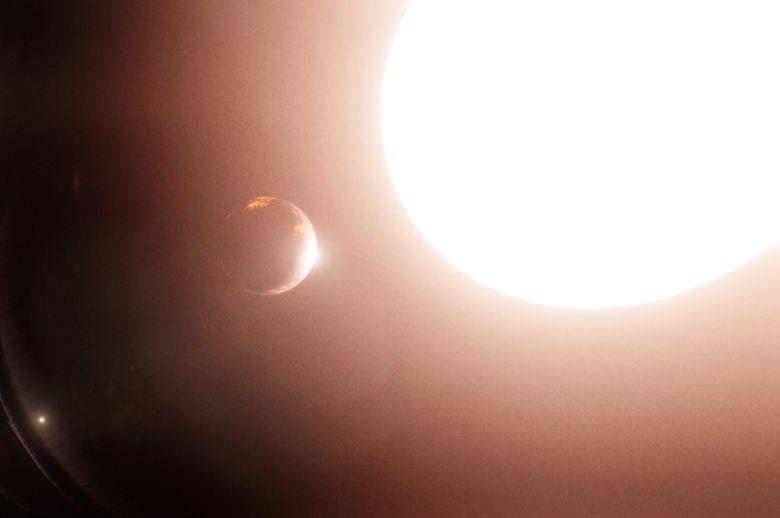 새로 발견된 행성과 항성의 그래픽 이미지. 사진=NASA