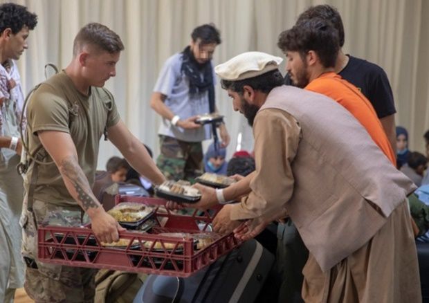 미군은 이슬람교도를 위해 할랄 음식도 제공 중이다./미 국방부
