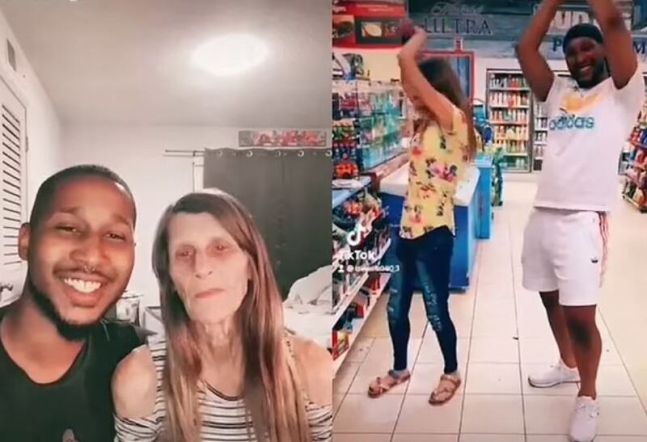 쿠란과 셰릴은 공공장소에서 찍은 사진을 여러 개 개제했다. 데일리메일 캡처