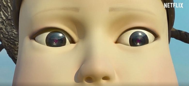 넷플릭스 오리지널 한국 드라마 ‘오징어 게임’에 등장하는 술래 인형. 넷플릭스 제공