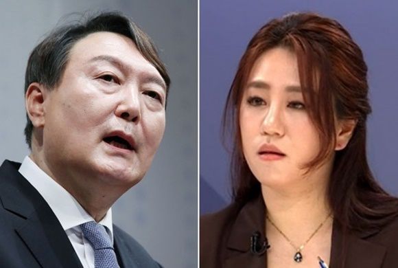 조성은, 윤석열·김웅 명예훼손으로 고소 - 윤석열 전 검찰총장, ‘고발사주 의혹’ 제보자 조성은 씨. 국회사진기자단·JTBC 방송 화면 캡처